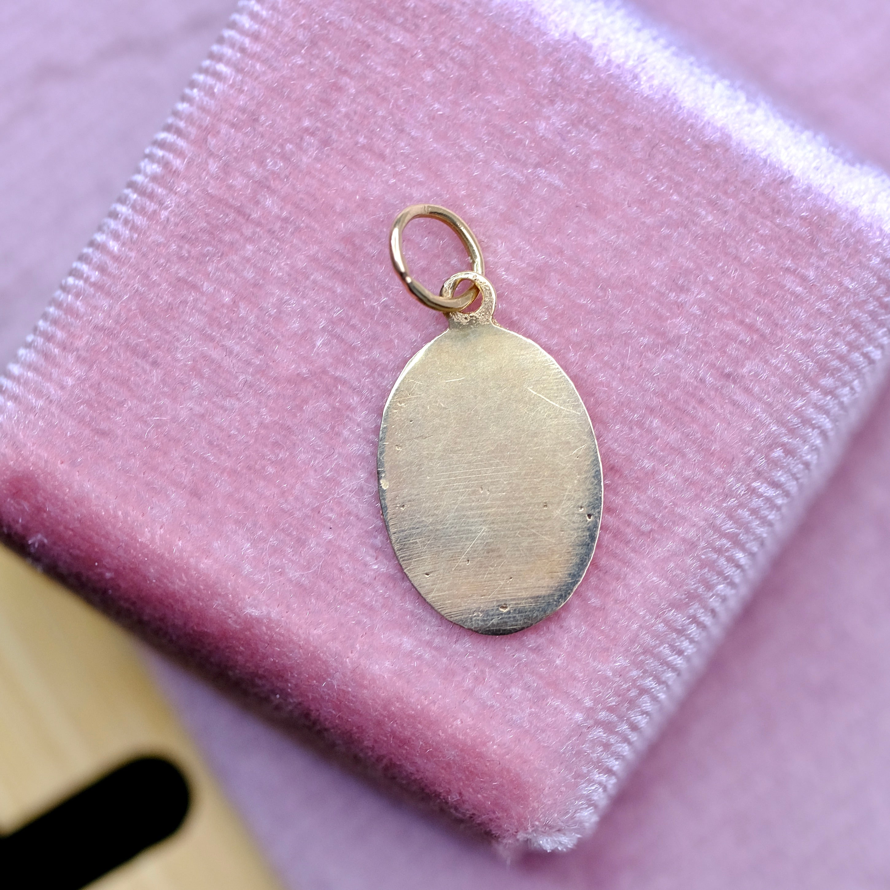 Real 14K Yellow Gold San Judas / St. Jude Thaddeus Pendant