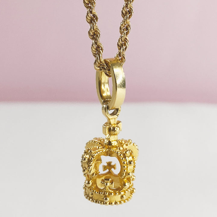 14KY IF & Co. King's Crown Pendant