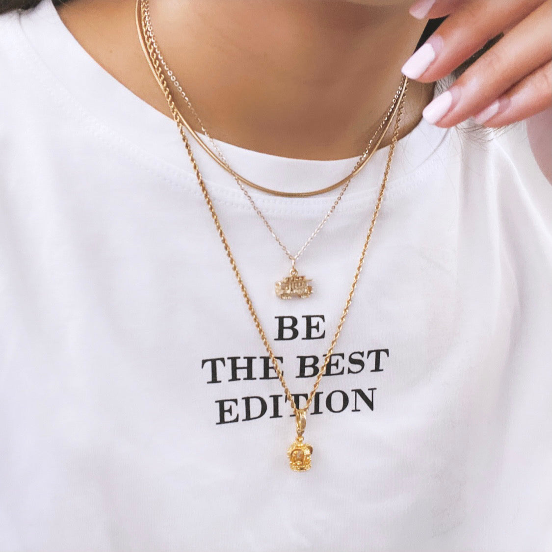 14KY IF & Co. King's Crown Pendant