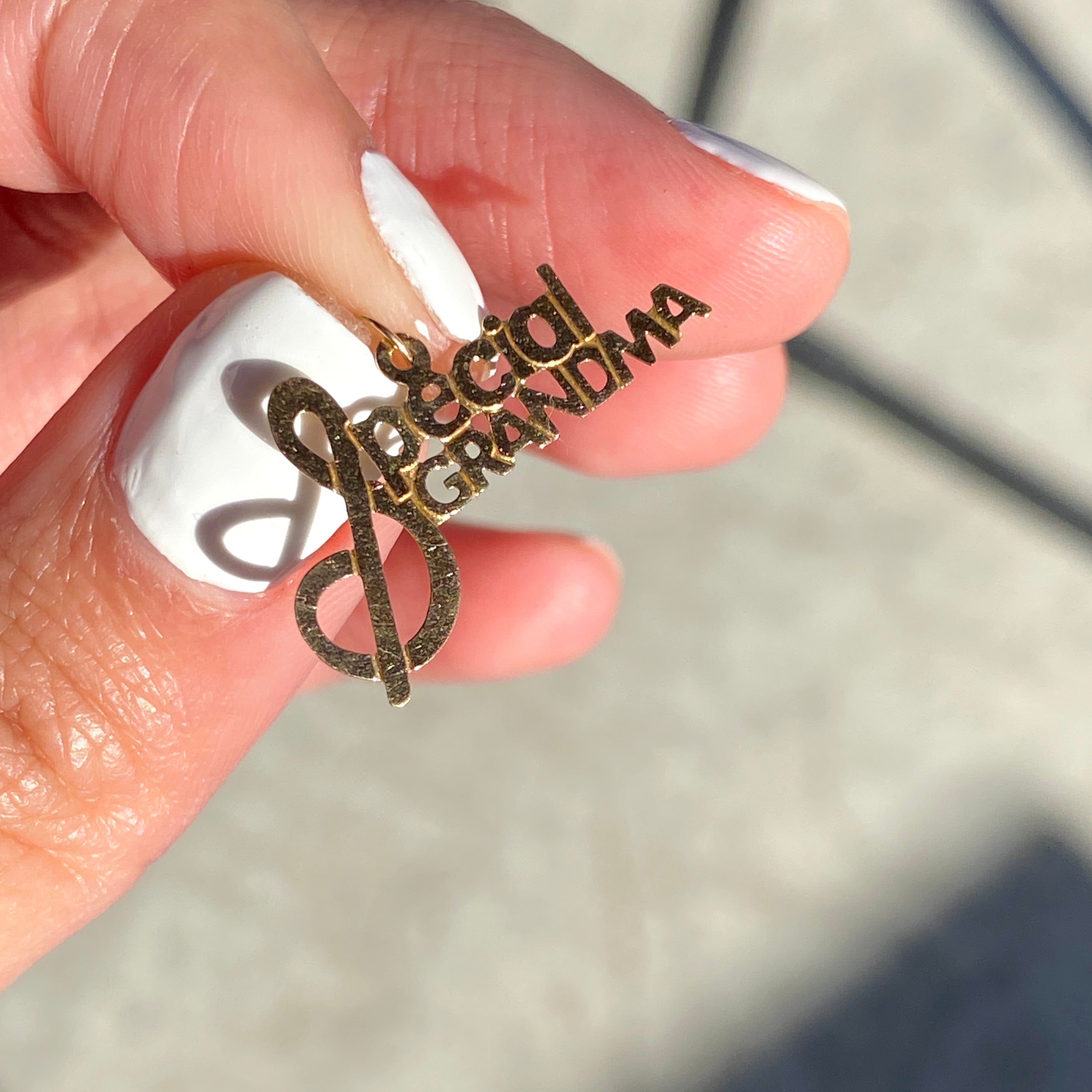 14KY Special Grandma Charm