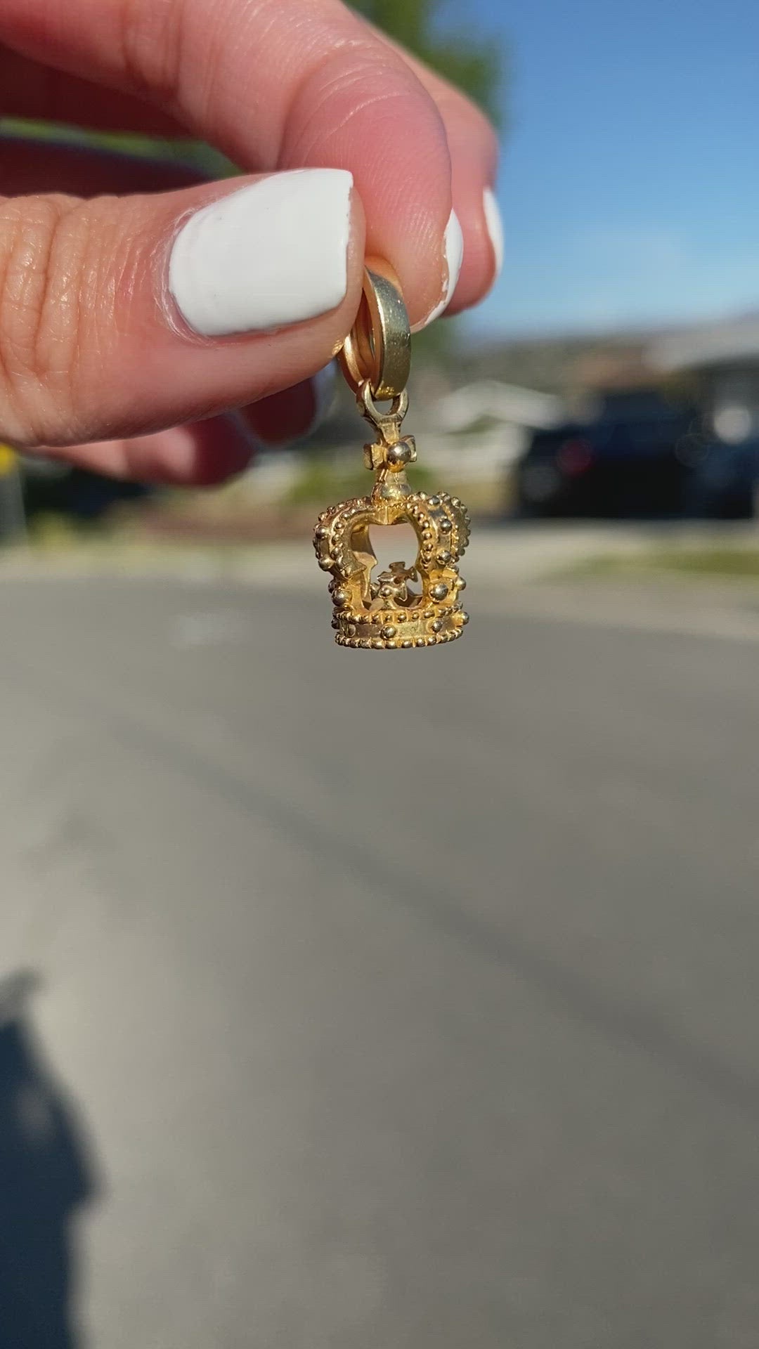 14KY IF & Co. King's Crown Pendant